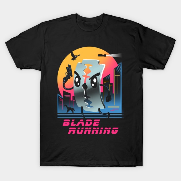 Blade Running T-Shirt by Vincent Trinidad Art